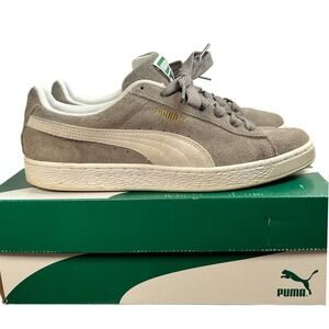 Puma Suede Classic Sneakers Mens 10 Gray Retro Low Top Shoes 352634-66